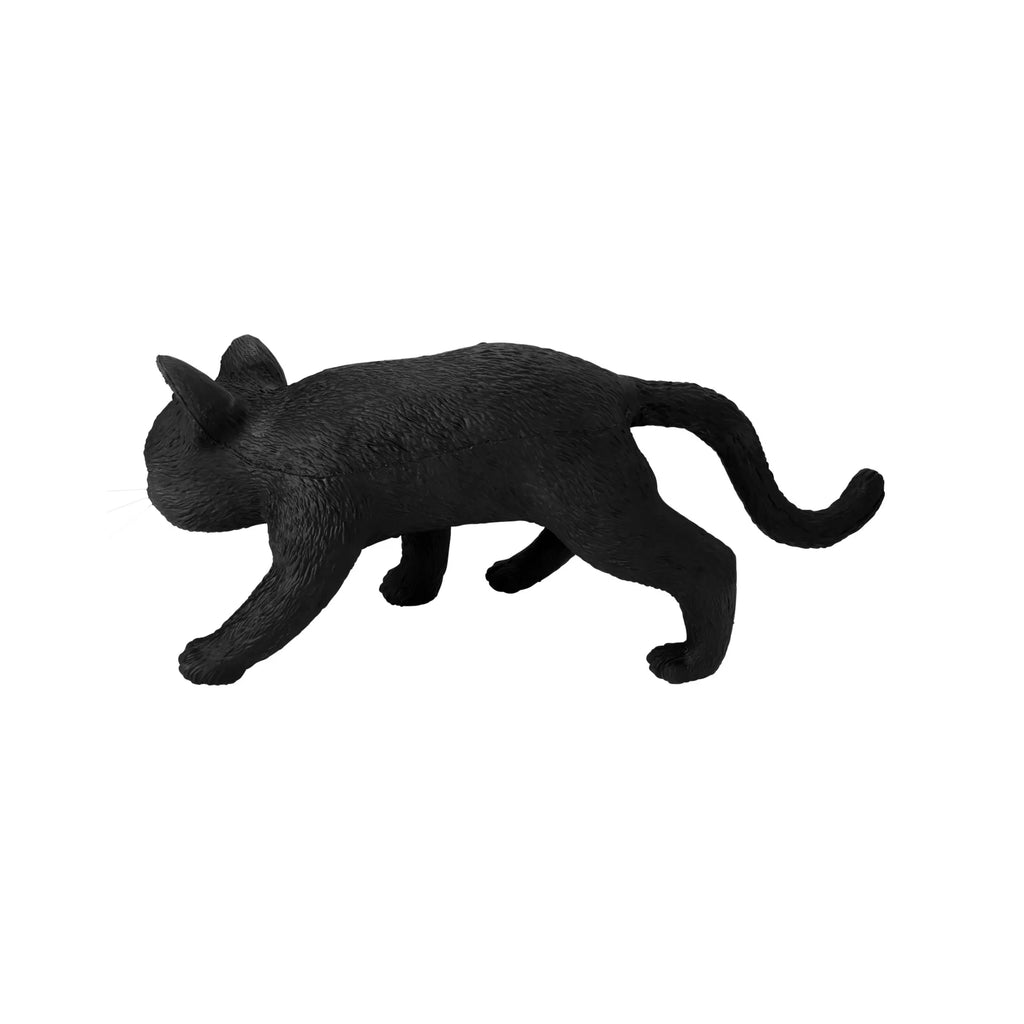 Arched Back Latex Black Cat
