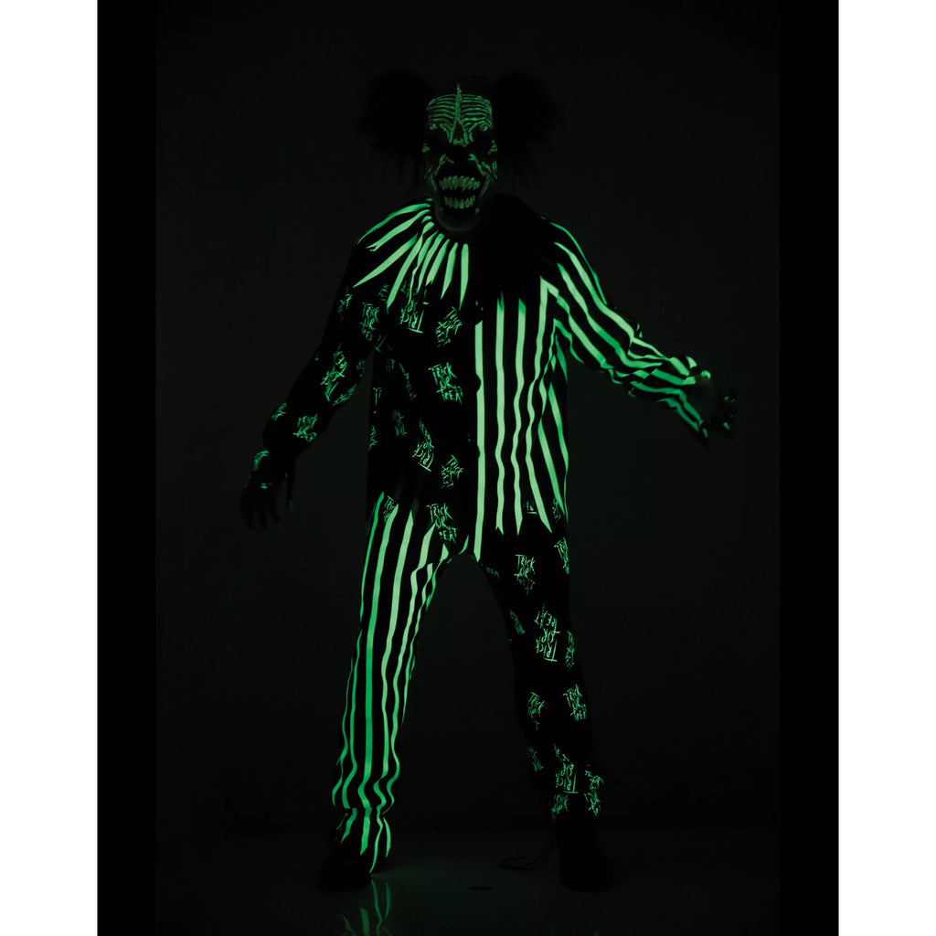 Kids Glow in the Dark Chaos Clown Costume