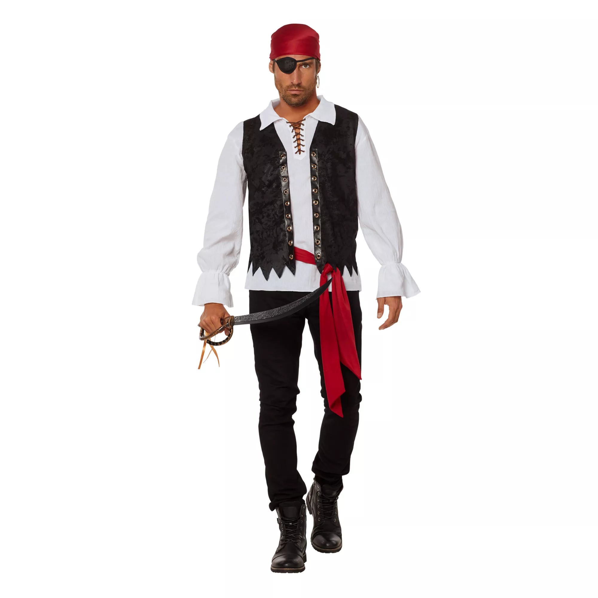 Adult Pirate Plus Size Costume Kit