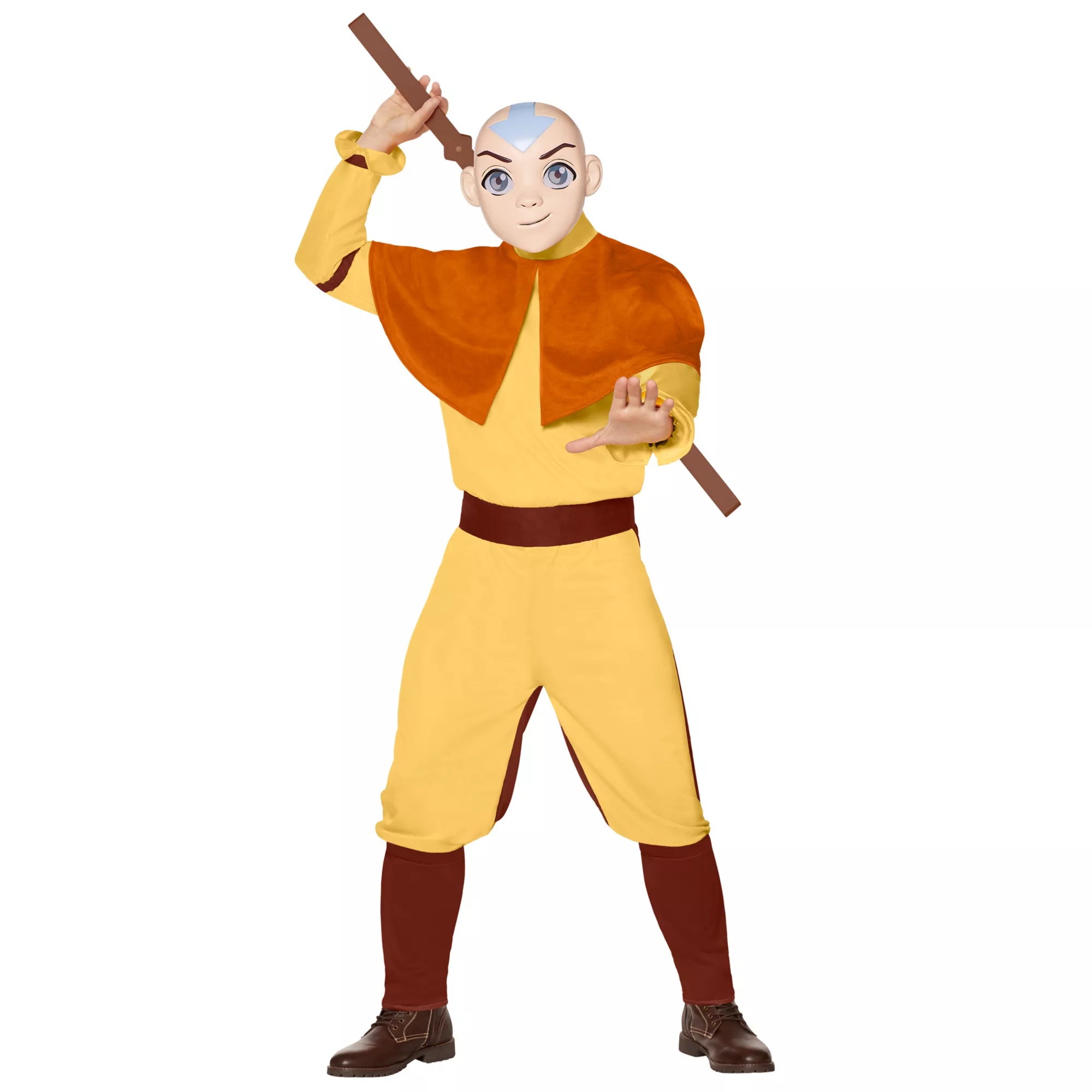 Adult Aang Jumpsuit Costume - Avatar The Last Airbender