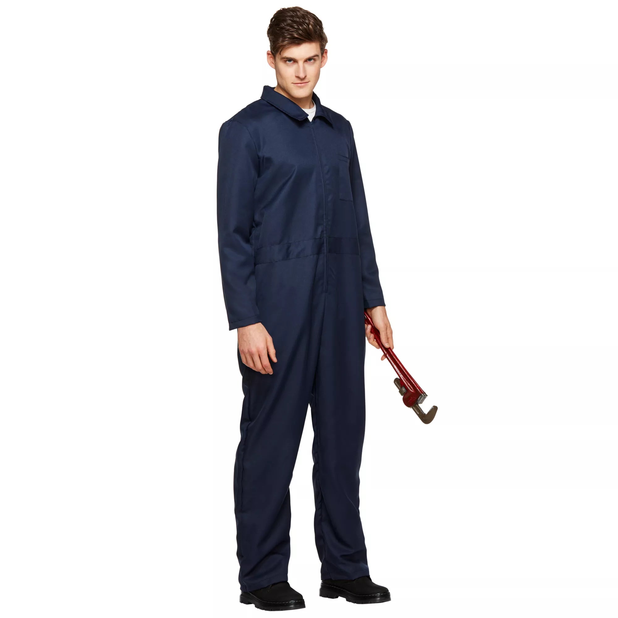 Adult Blue Plus Size Jumpsuit