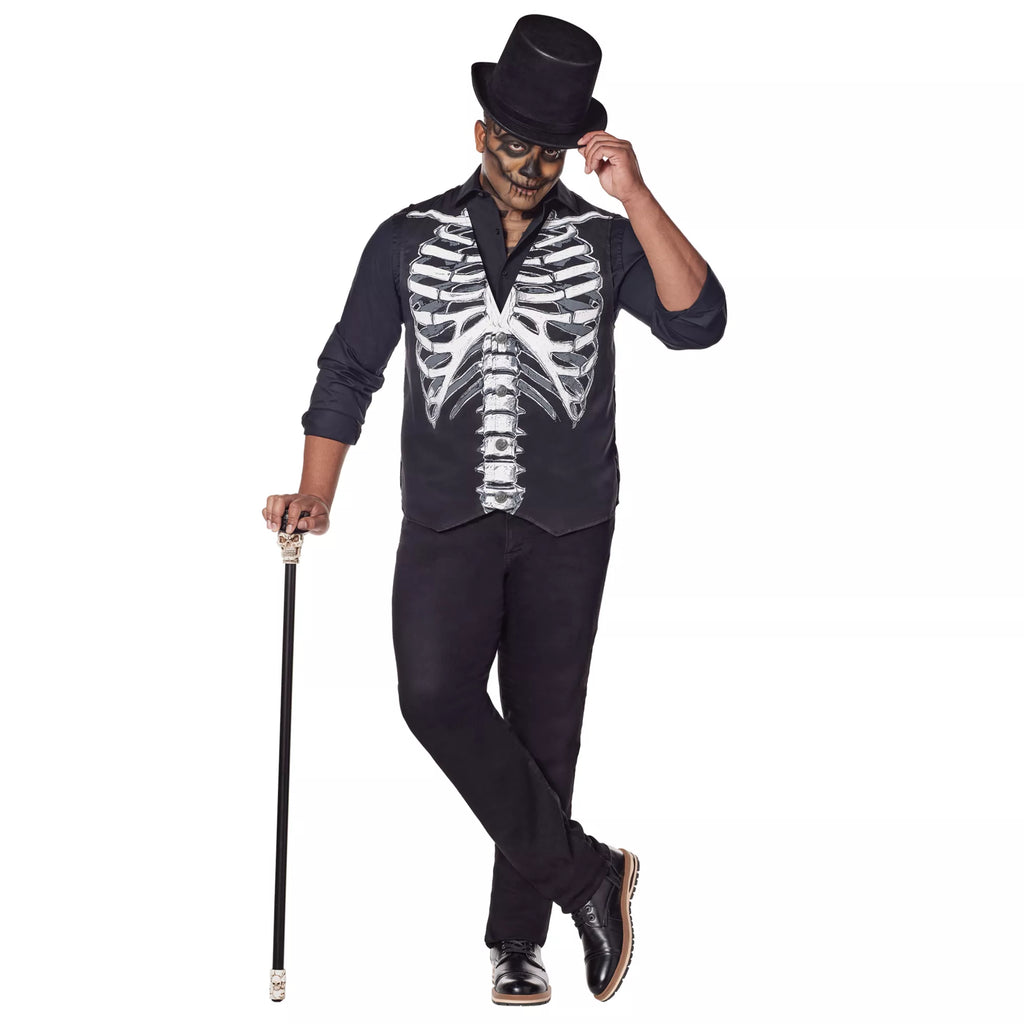 Adult Skeleton Plus Size Vest