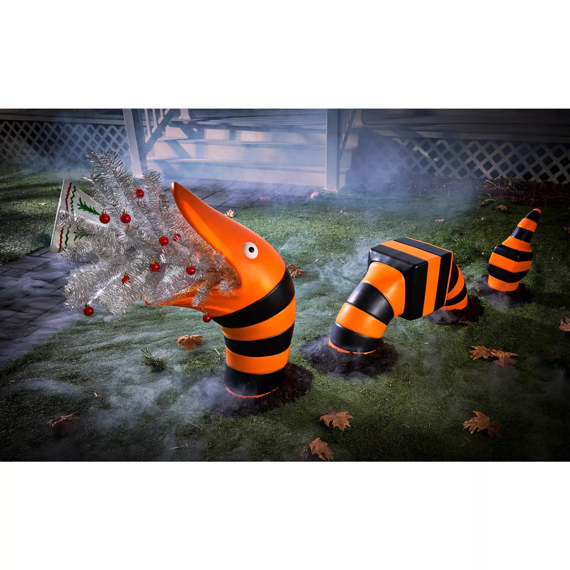 Ground Breaking Giant Snake Decoration - The Nightmare Before Christmas