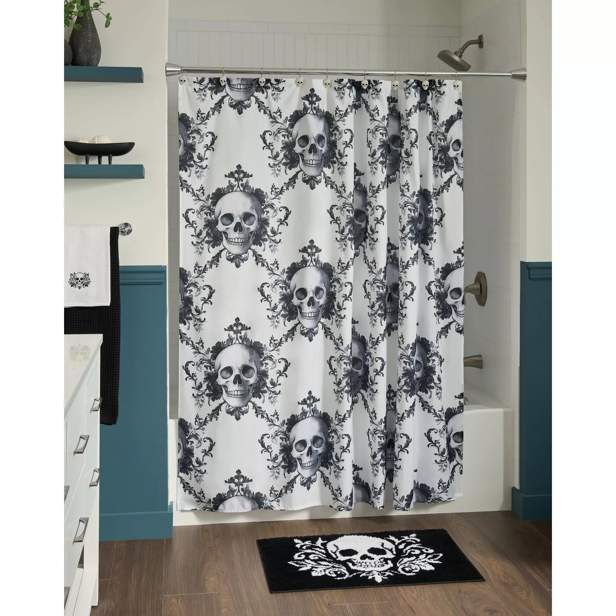 Skull Shower Curtain
