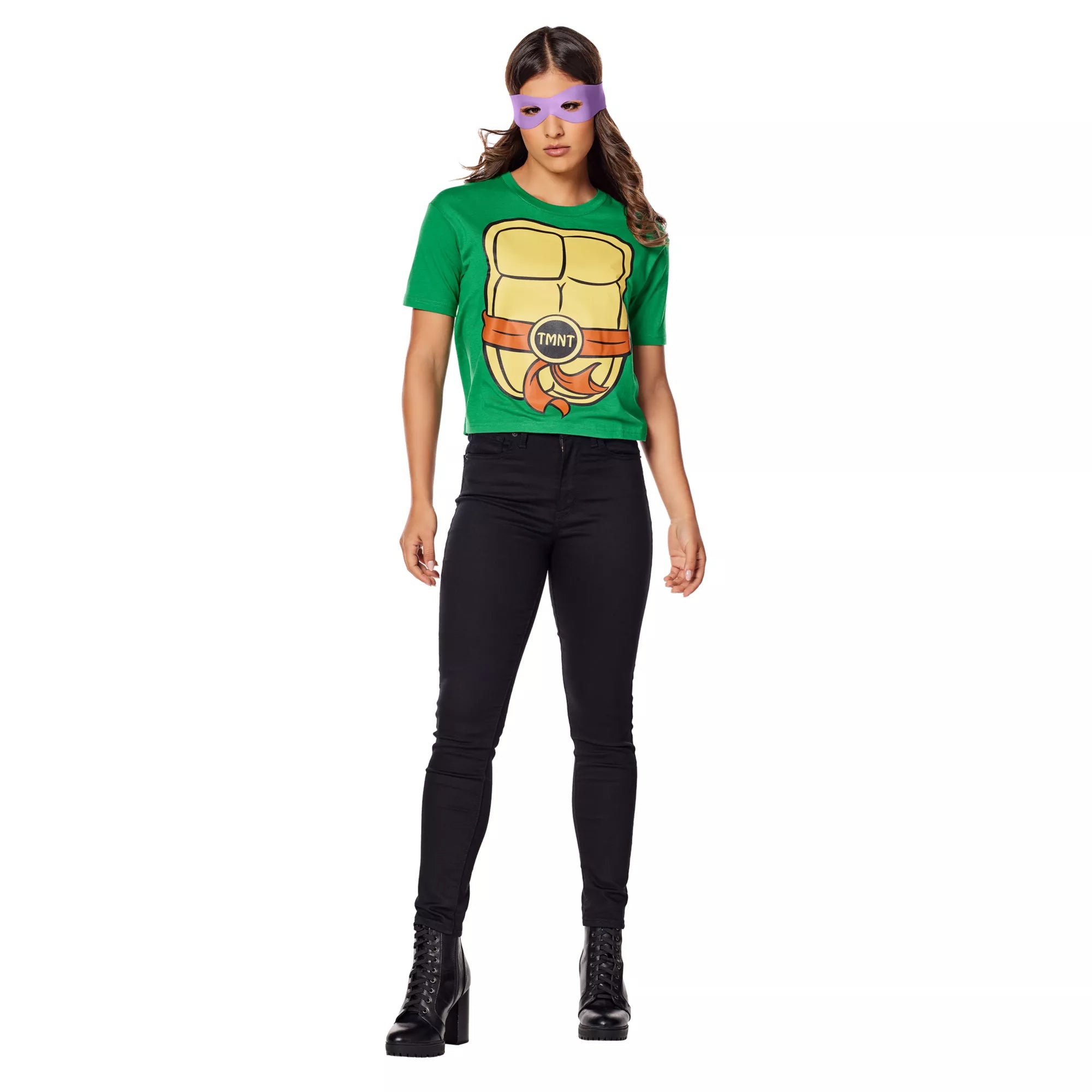 Adult Teenage Mutant Ninja Turtles T Shirt Plus Size Costume Kit