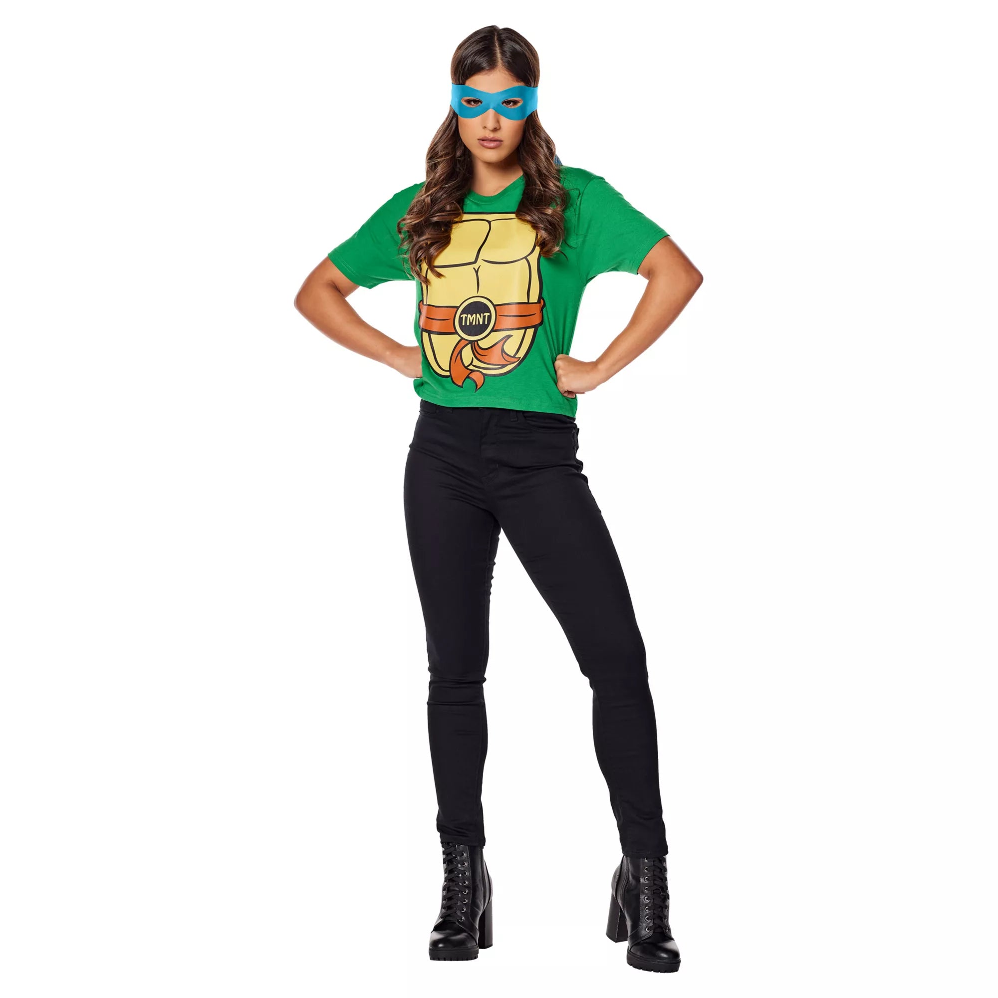 Adult Teenage Mutant Ninja Turtles T Shirt Plus Size Costume Kit
