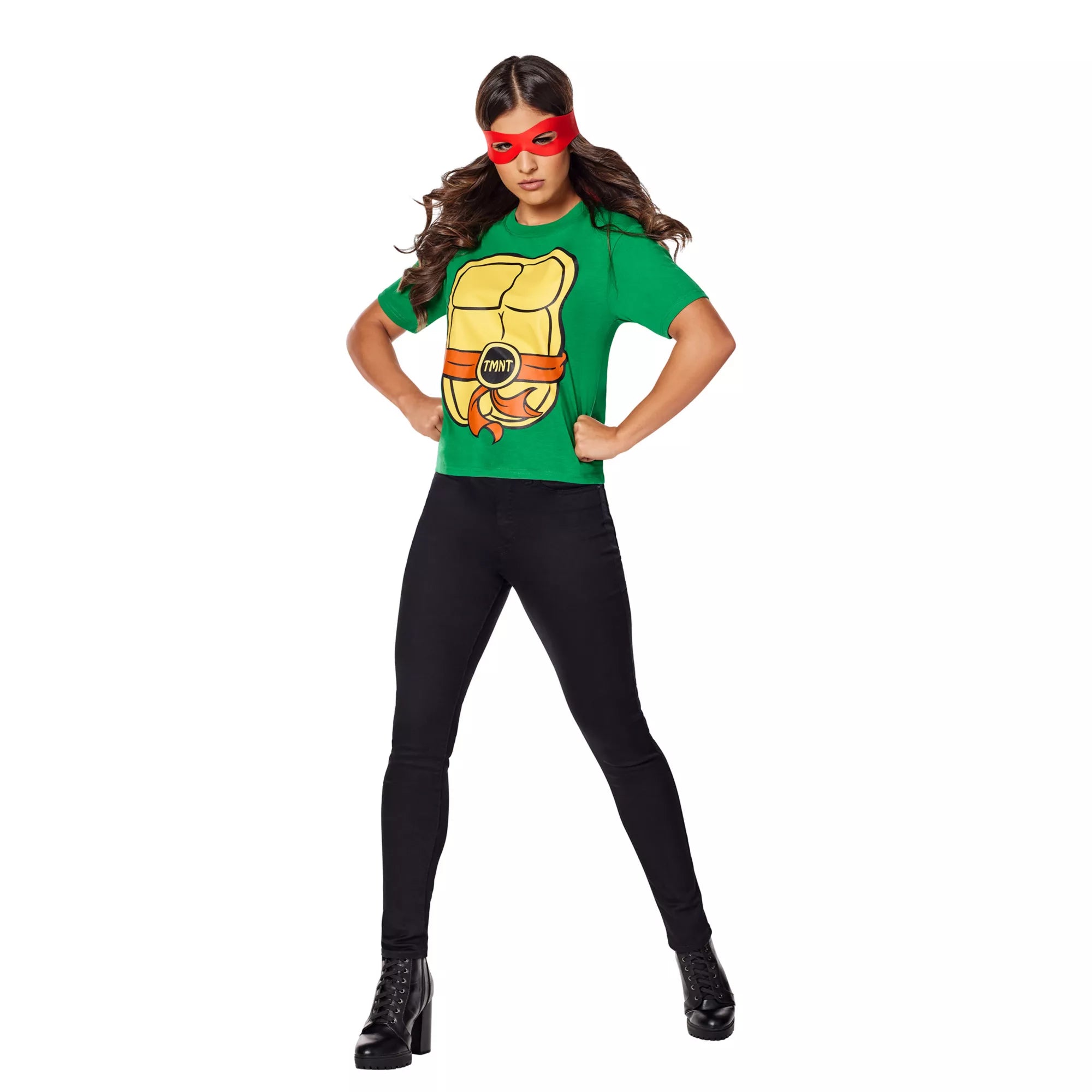Adult Teenage Mutant Ninja Turtles T Shirt Plus Size Costume Kit