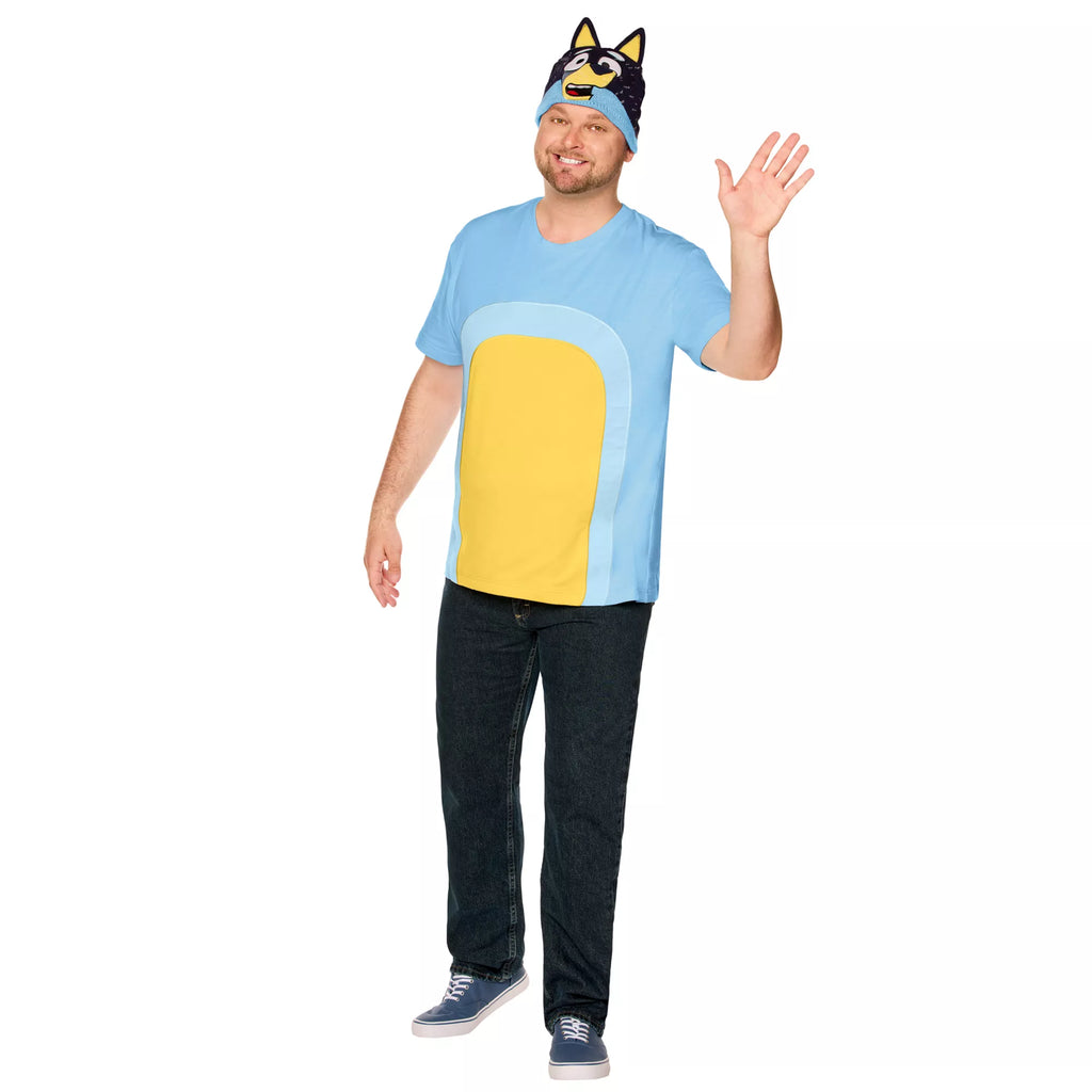 Adult Bandit Plus Size Costume Kit - Bluey