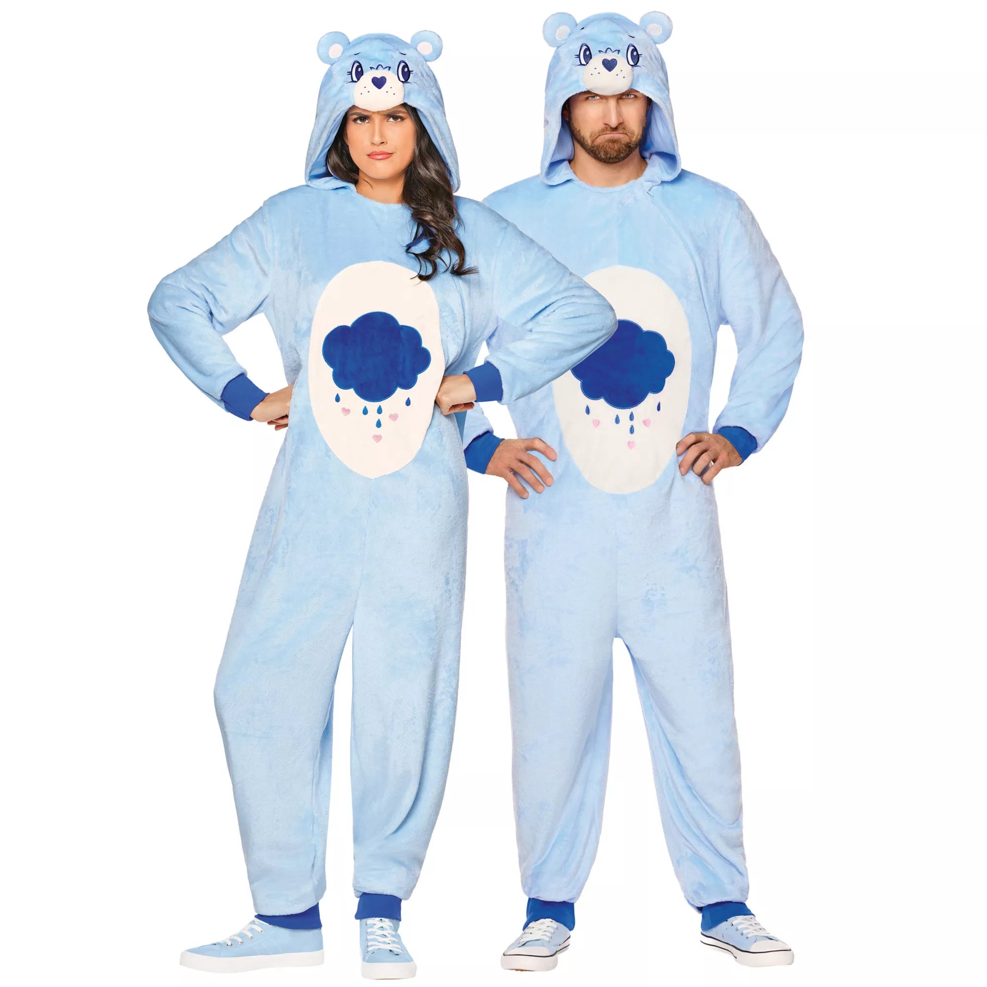 Adult Grumpy Bear Plus Size Jumpsuit - Care Bears