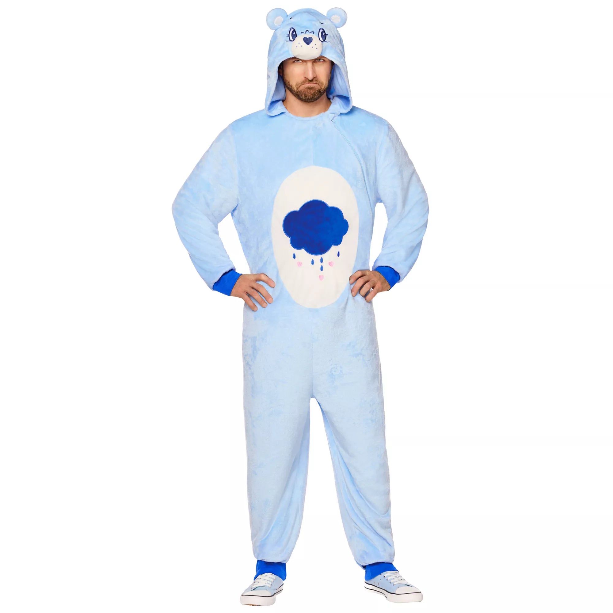 Adult Grumpy Bear Plus Size Jumpsuit - Care Bears